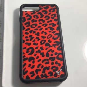 iPhone 7/8 plus Wildflower leopard case